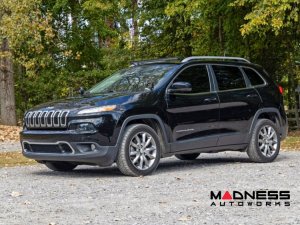 Jeep Cherokee KL LED Light Kit - Roof Mount - 40in Single Row - Black